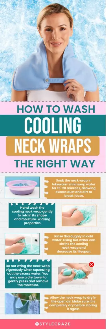 How To Wash Cooling Neck Wraps The Right Way (infographic)
