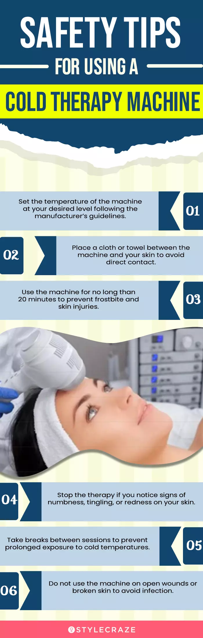 Safety Tips For Using A Cold Therapy Machine (infographic)
