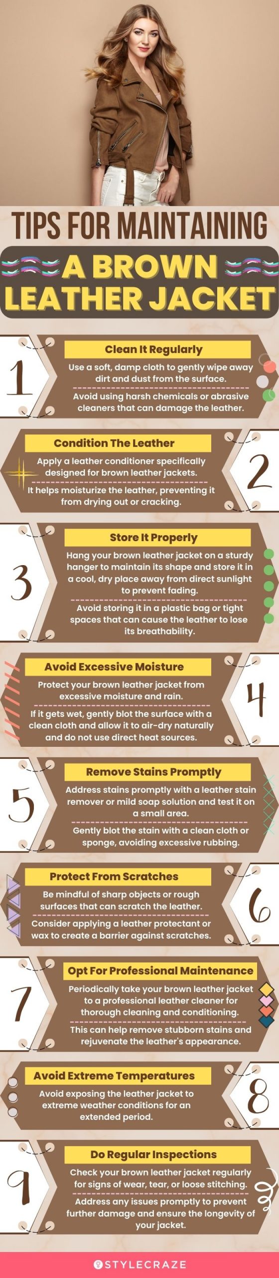Tips For Maintaining A Brown Leather Jacket Scaled 