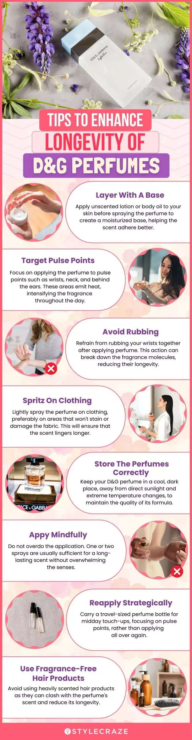 Tips To Enhance Longevity Of D&G Perfumes (infographic)