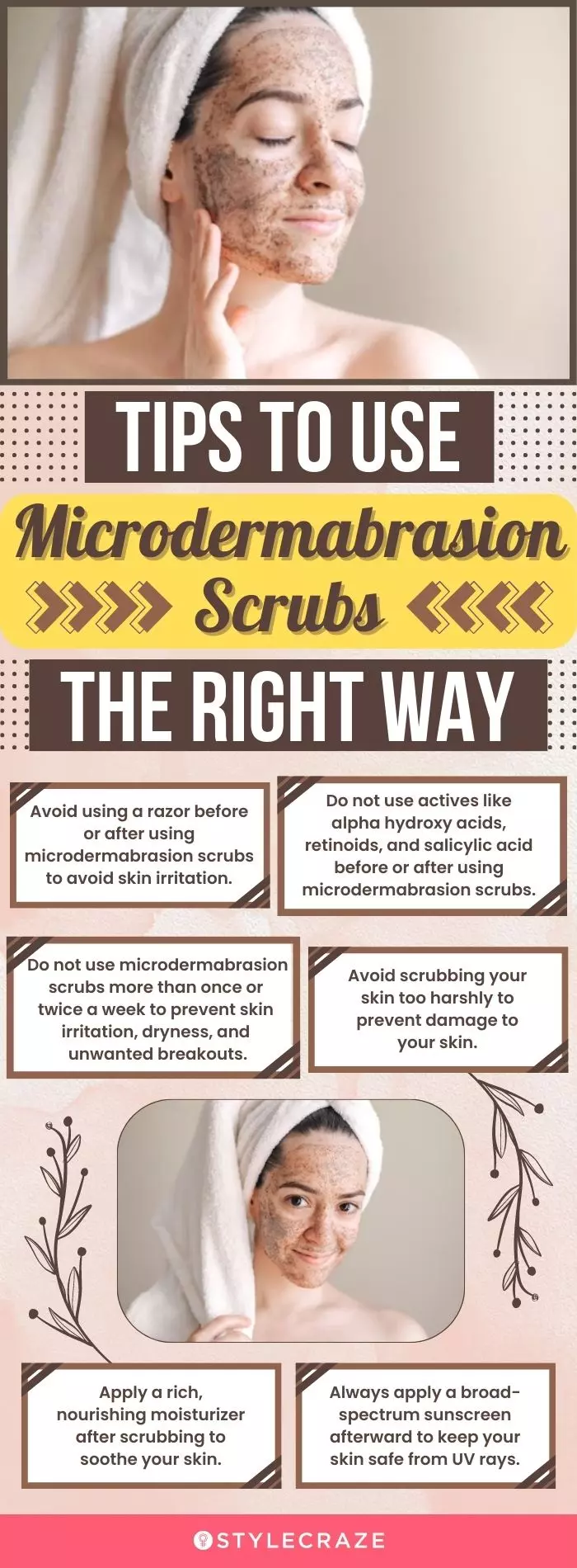 Tips To Use Microdermabrasion Scrubs The Right Way (infographic)