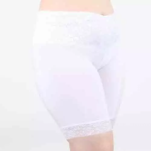 Undersummers Women's Ultrasoft Lace Slip Shorts