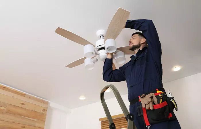 Ask The Electrician To Make The Fan Spin CLockwise