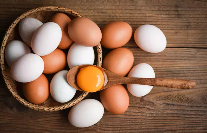 Brown eggs are often more expensive than white eggs