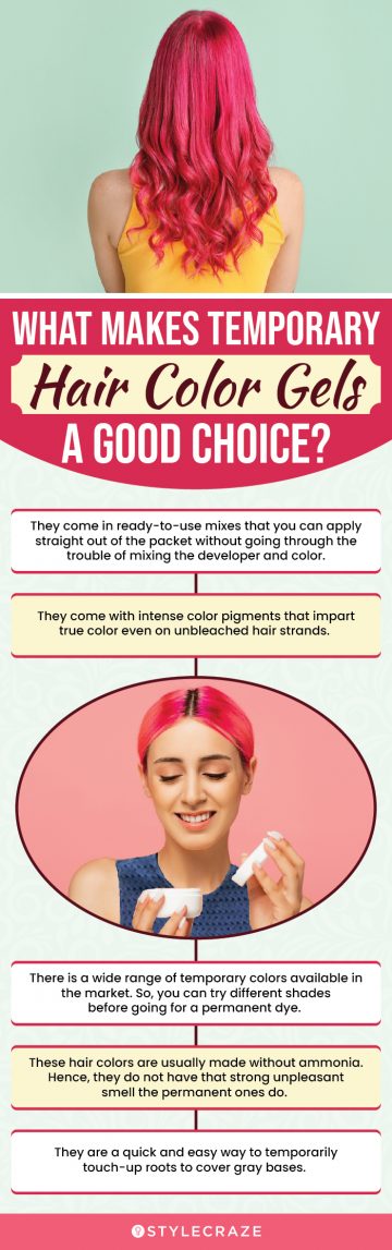 What Makes Temporary Hair Color Gels A Good Choice? (infographic)