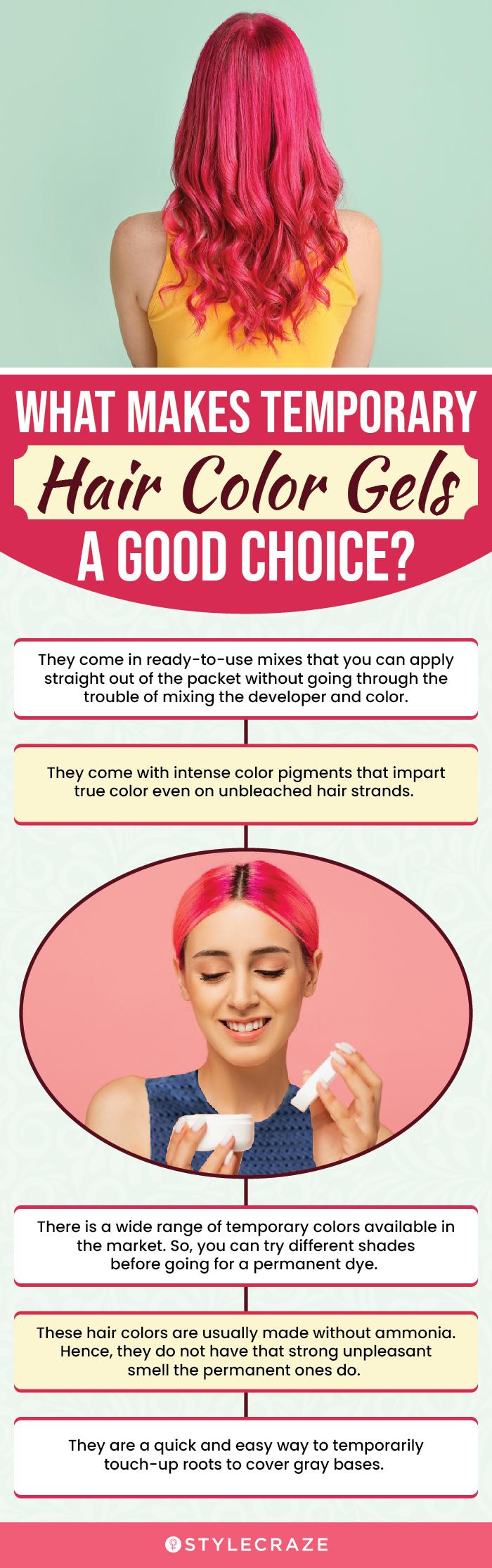 8 Best Temporary Hair Dye Gels (2024), As Per A Cosmetologist