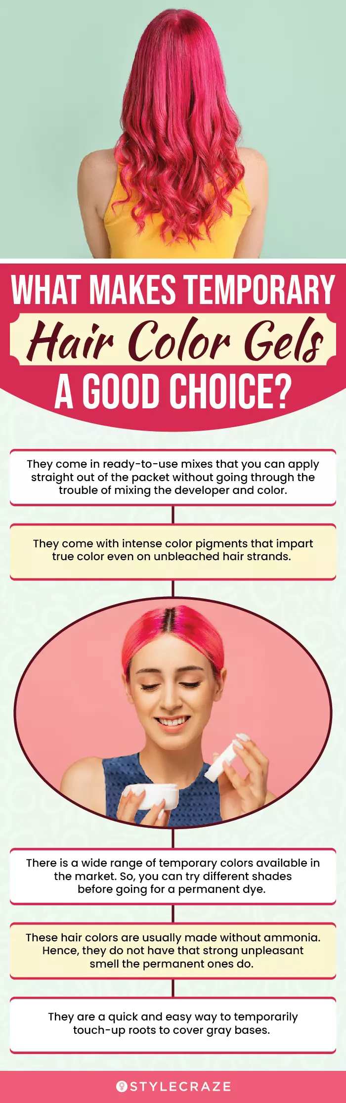 What Makes Temporary Hair Color Gels A Good Choice? (infographic)