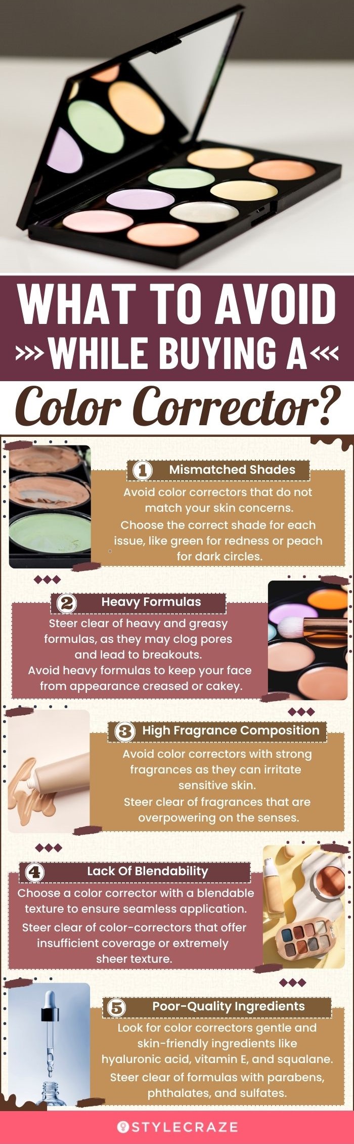 What To Avoid While Buying A Color Corrector? (infographic)