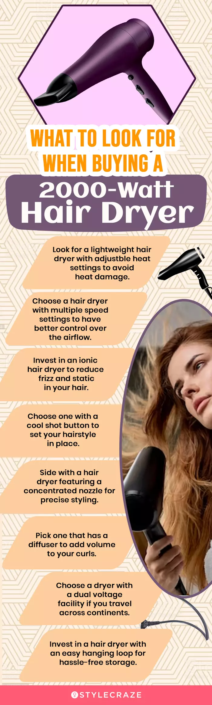 What To Look For When Selecting A 2000-Watt Hair Dryer