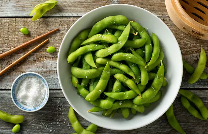 Edamame to include in a high-protein diet