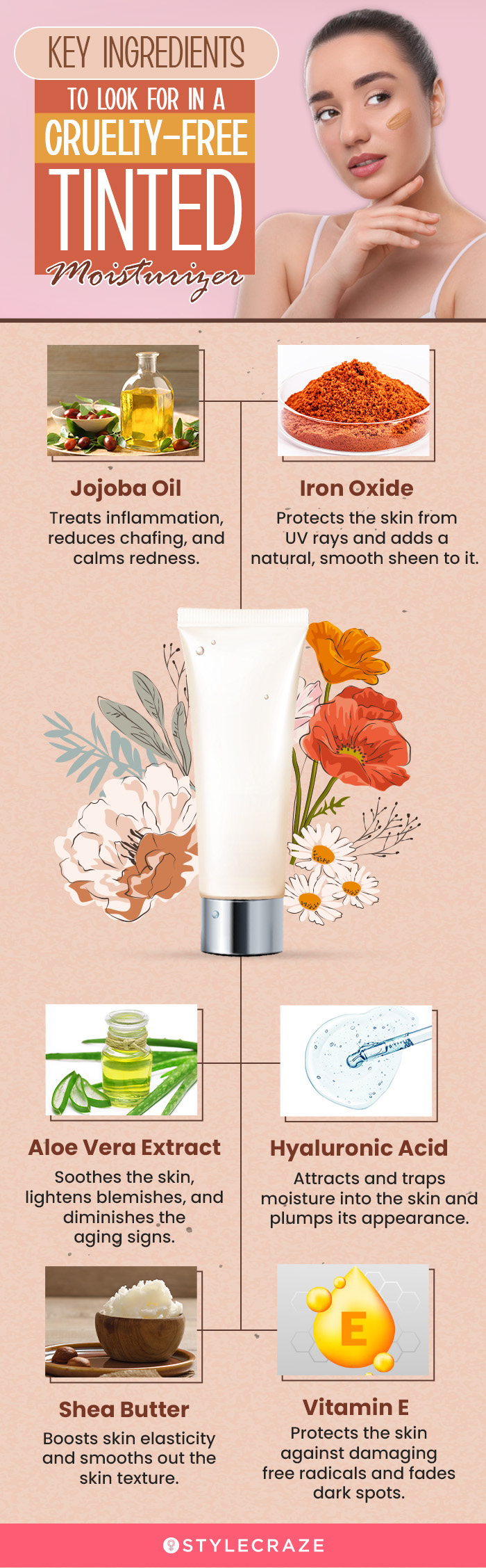 Key Ingredients To Look For In A Cruelty-Free Tinted Moisturizer (infographic)