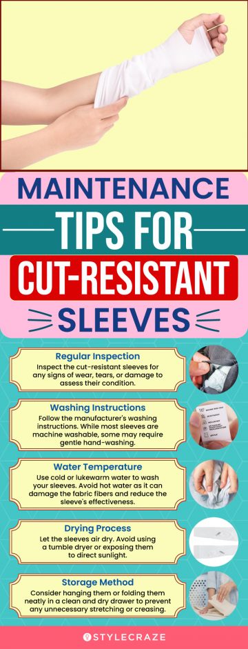 Maintenance Tips For Cut-Resistant Sleeves (infographic)