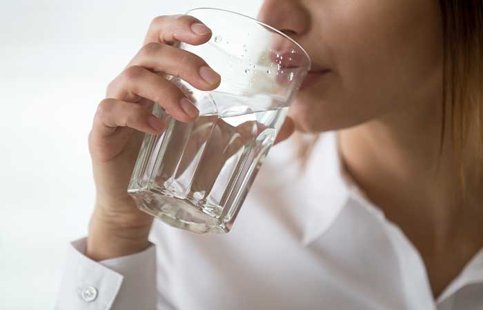 Staying hydrated helps manage inflammation