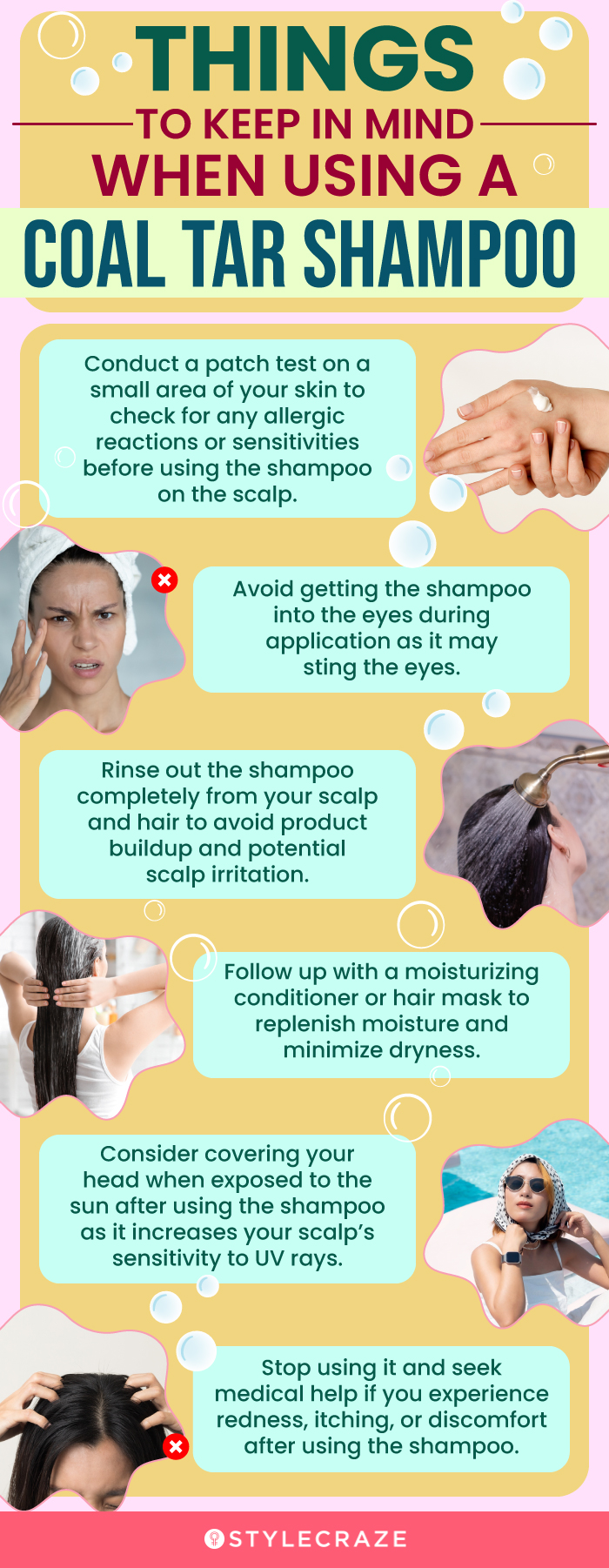 Things To Keep In Mind When Using A Coal Tar Shampoo (infographic)