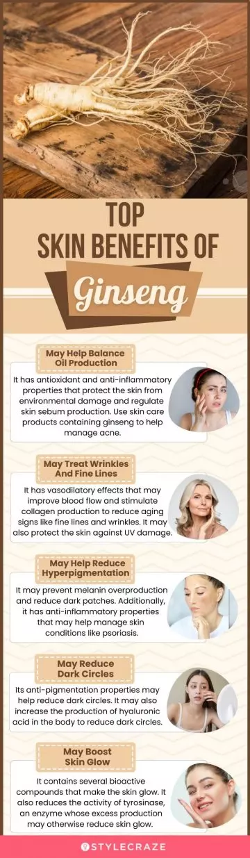 top skin benefits of ginseng (infographic)