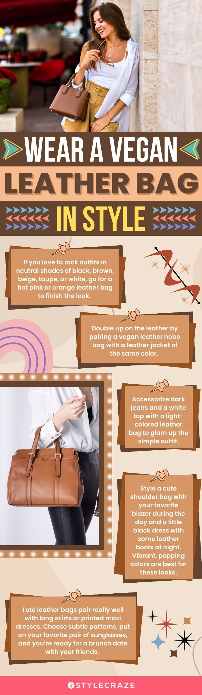 Wear A Vegan Leather Bag With Style (infographic)