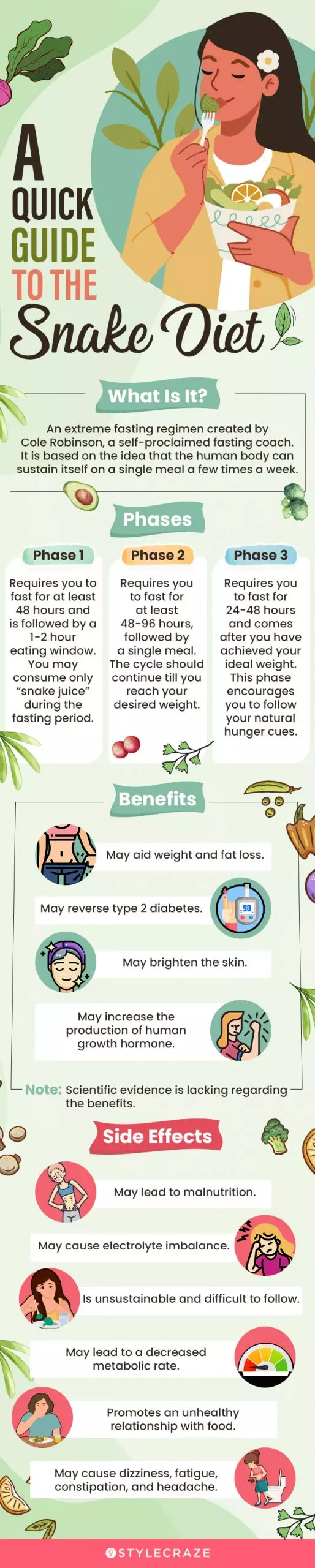 a quick guide to the snake diet (infographic)