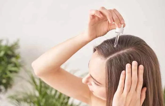 Apply Leave-In Conditioner Or Serum After Washing