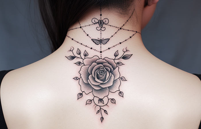 Simple Rose Tattoo by themsgothgirl on DeviantArt