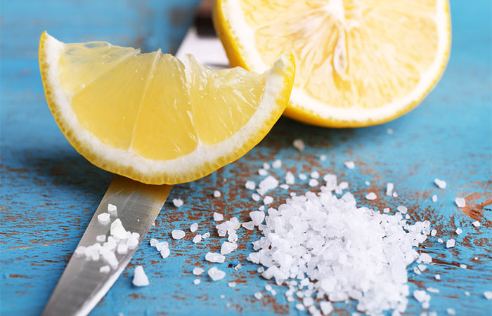 Lemon and salt for fading a tattoo