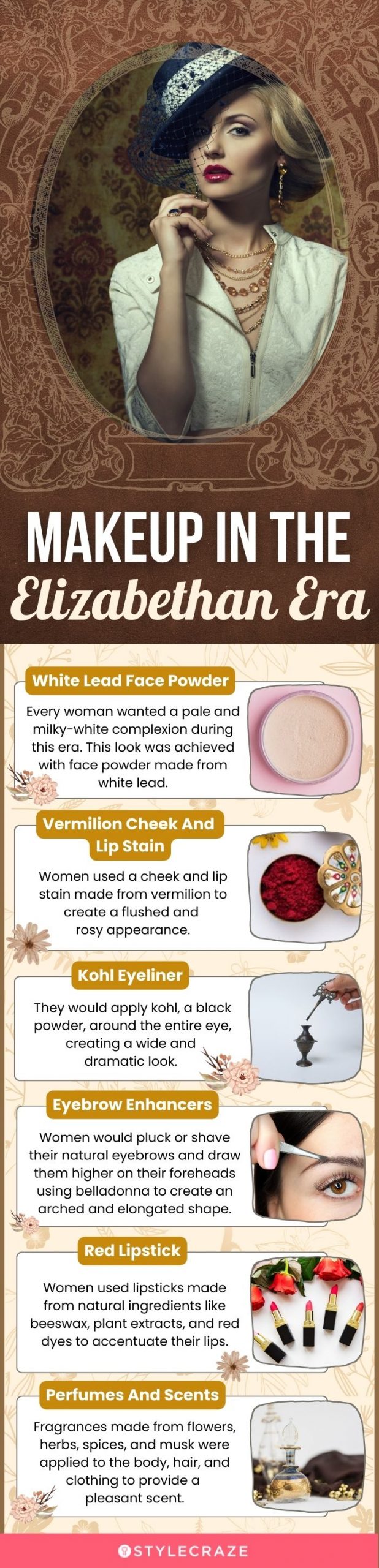 makeup in the elizabethan era (infographic)