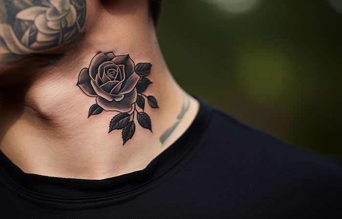 Amazon.com : TAFLY Temporary Tattoo, Black Rose Retro Style, Leg/Arm/Back  Waterproof Tattoo Sticker for Women 5 Sheets : Beauty & Personal Care