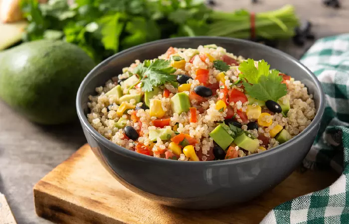 Mexican salad with quinoa
