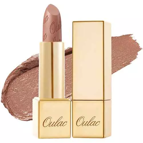 Oulac Metallic Shine Brown Lipstick