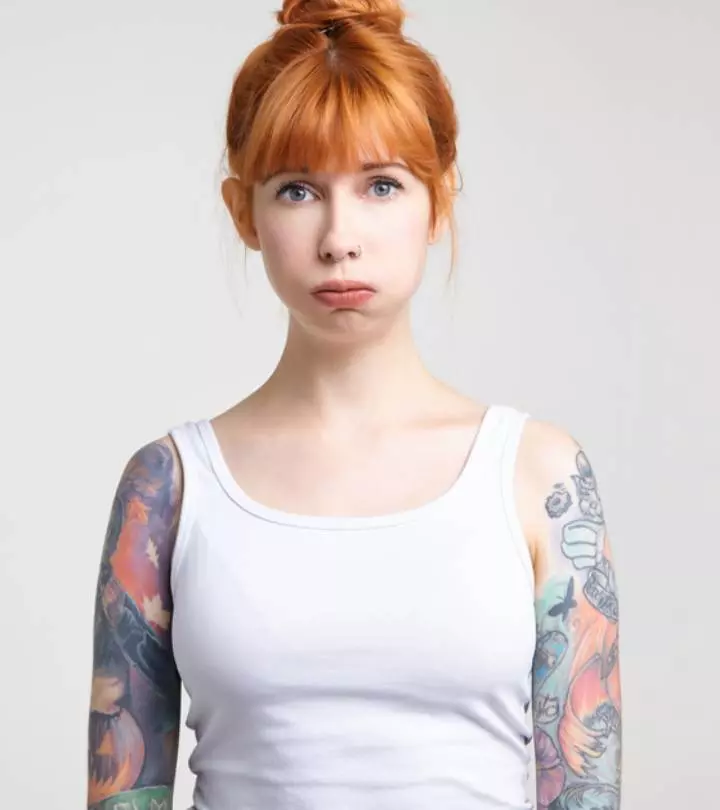 Woman with tattoos worried about the side effects