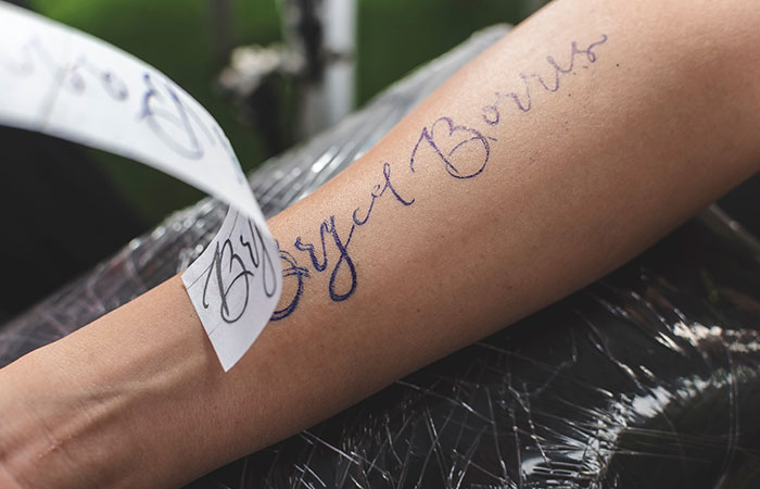 Can people tattoo other people's signature on their skin? - Quora