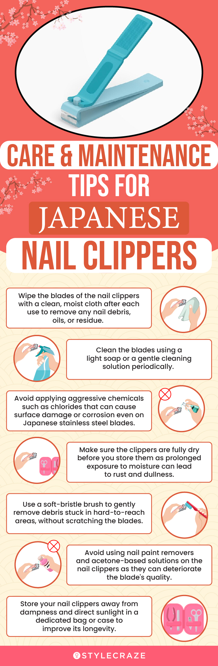 Japanese Nail Clipper: Care And Maintenance Tips (infographic)