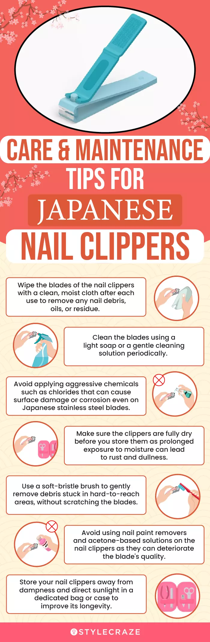 Japanese Nail Clipper: Care And Maintenance Tips (infographic)