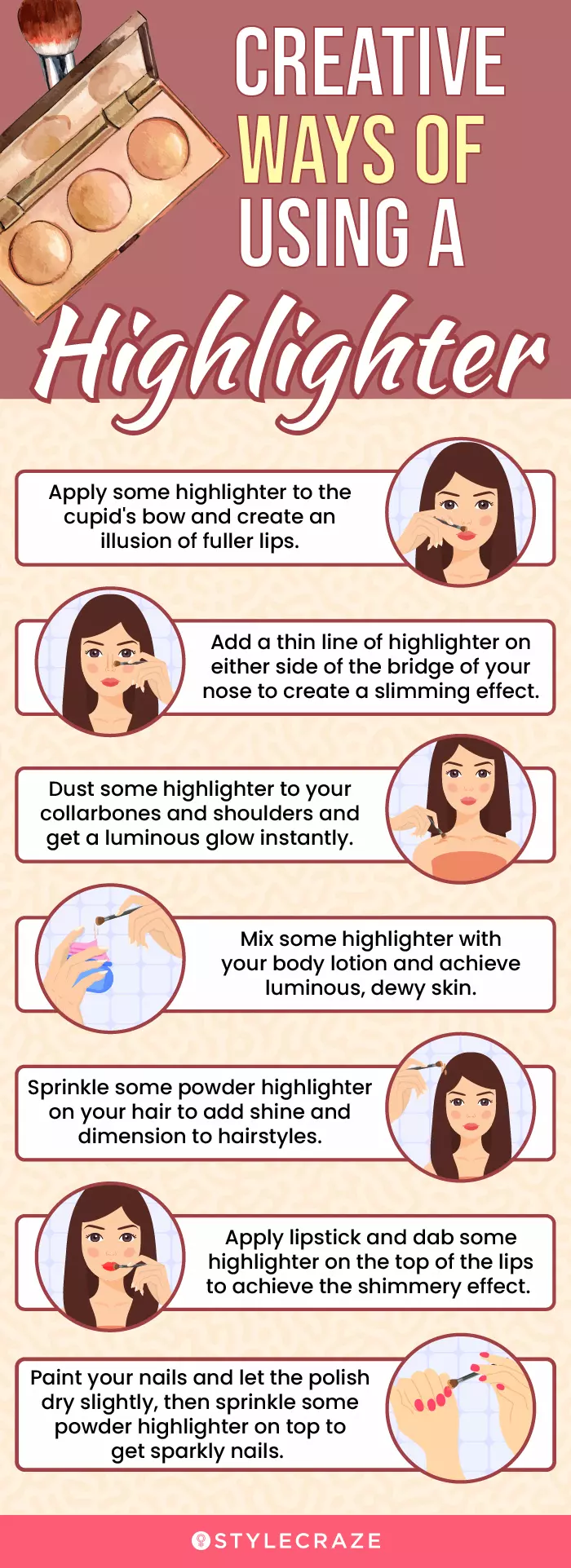 Creative Ways Of Using A Highlighter (infographic)