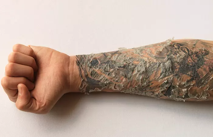 A healing tattoo