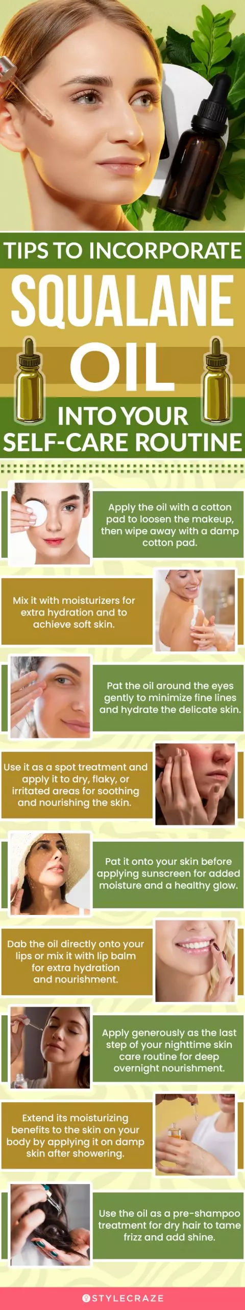 Incorporating Squalane Oil Into Your Self-Care Routine (infographic)