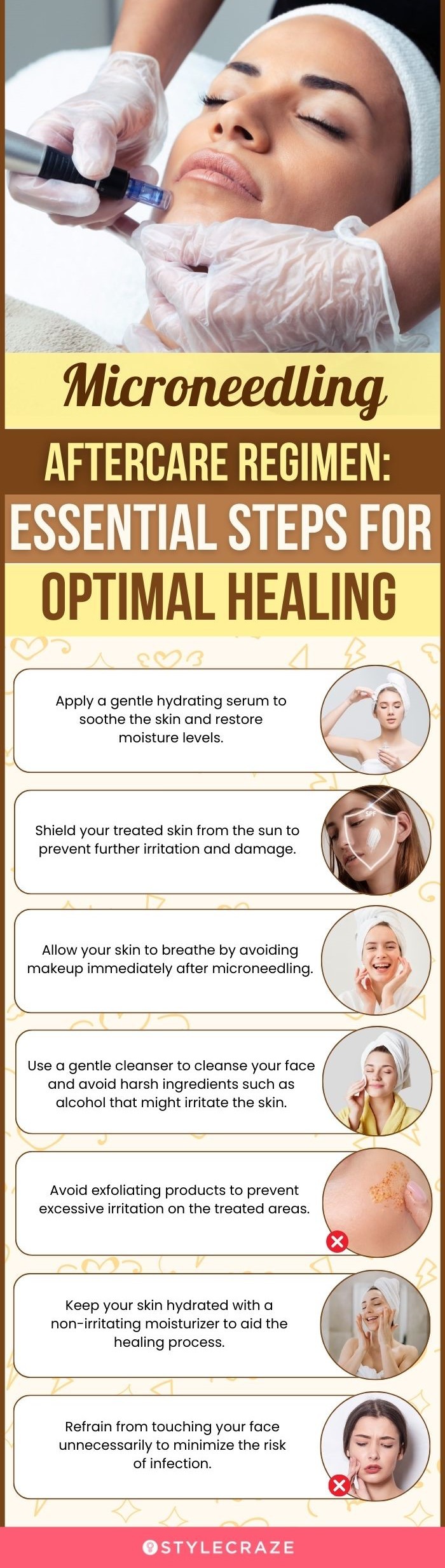 Microneedling Aftercare Regimen: Essential Steps For Optimal Healing (infographic)