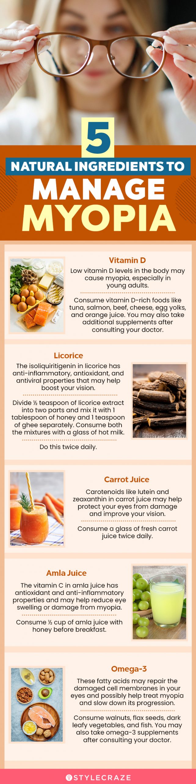 5 home remedies to manage myopia (infographic)