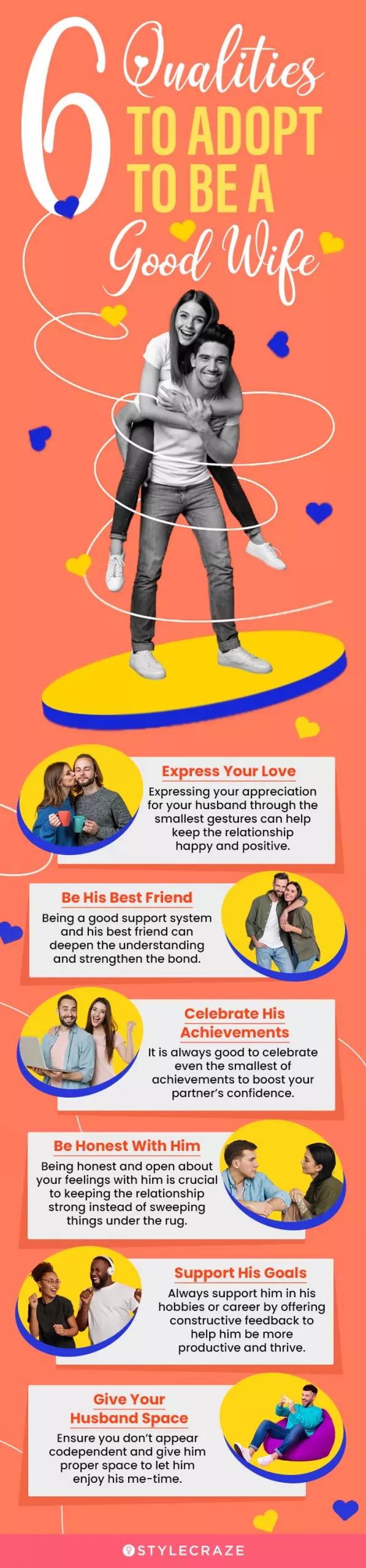 6 qualities to adopt to be a good wife (infographic)