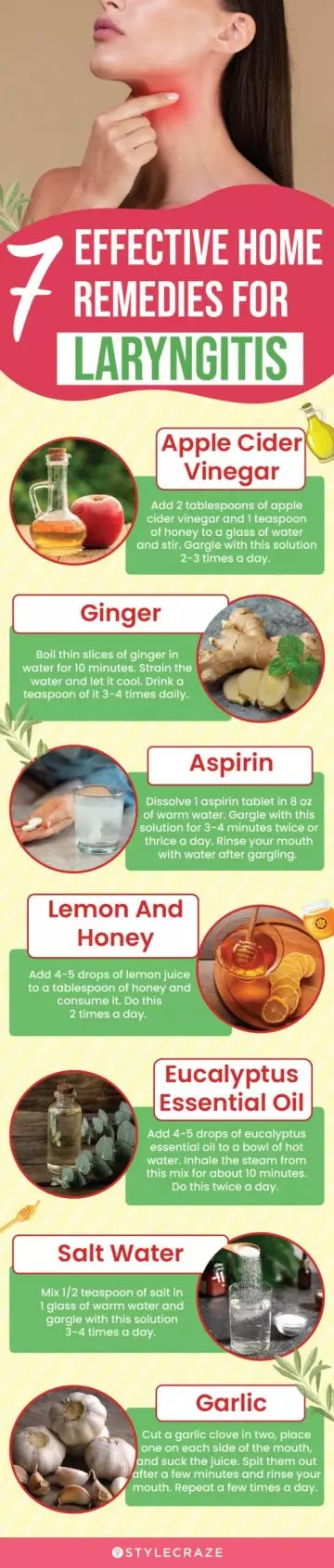 7 effective home remedies for laryngitis (infographic)