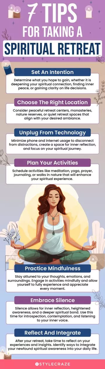 7 tips for taking a spiritual retreat (infographic)