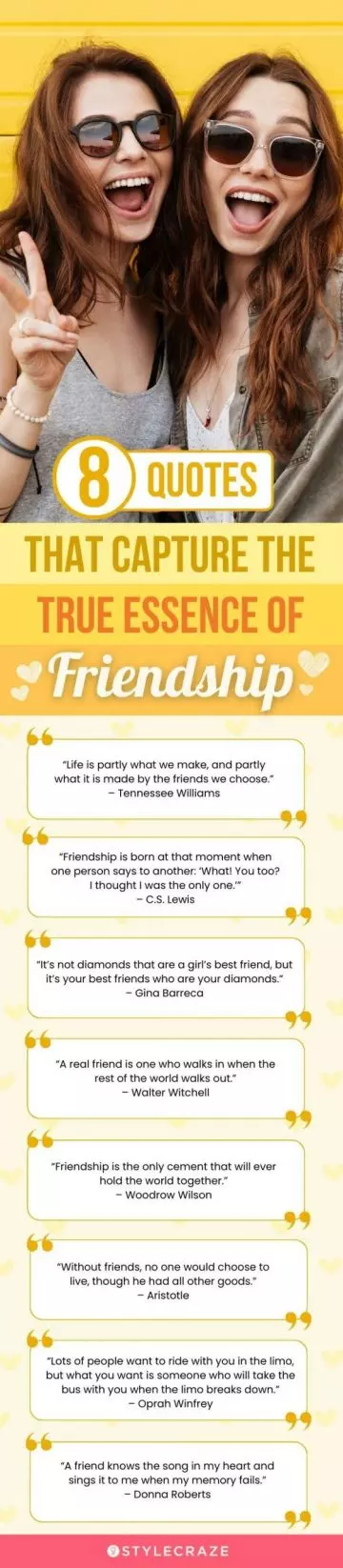 8 quotes that capture the true essence of friendship (infographic)