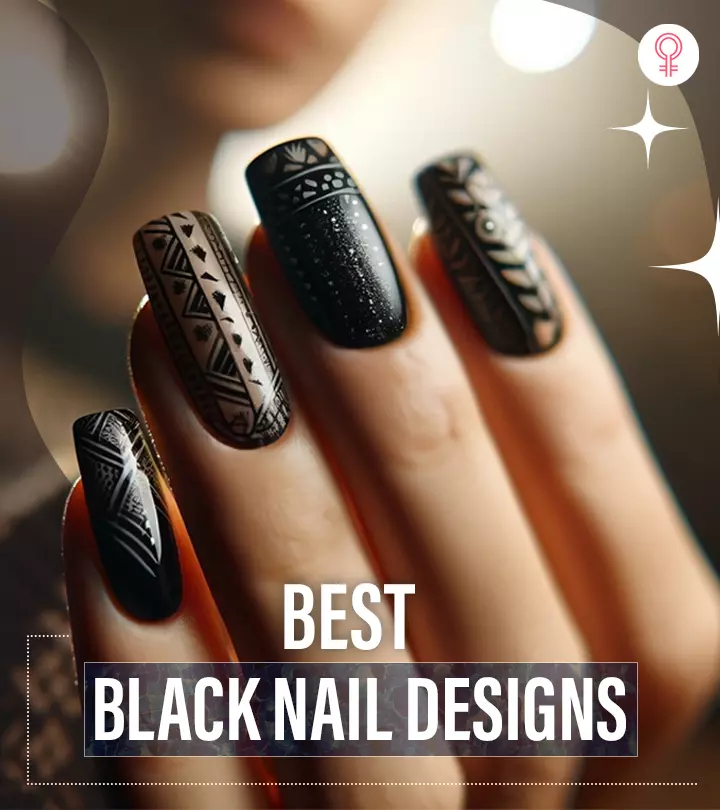 50 Best Black Nail Design Ideas For Stylish Manicures_image