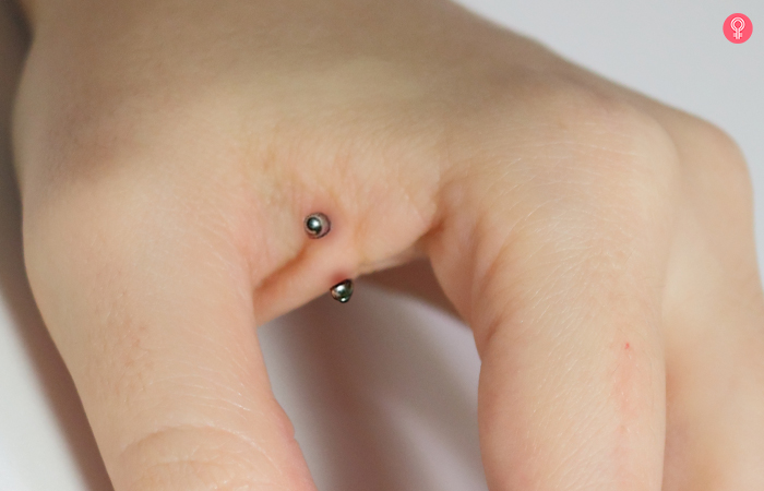  Finger Web Piercing