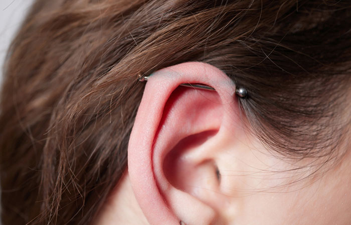 An industrial piercing