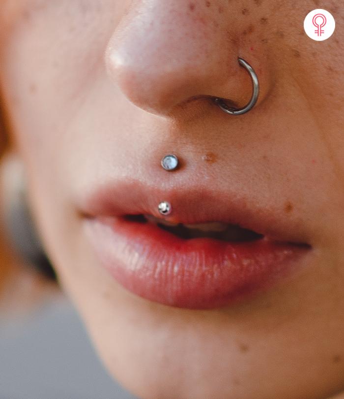 Unleash your inner rockstar and add a touch of charm to your smile with this piercing.
