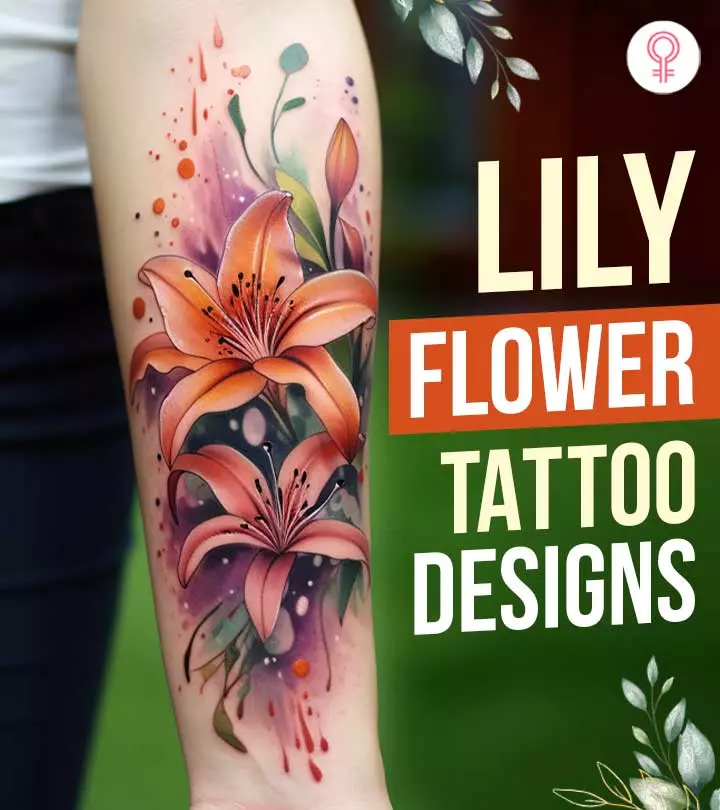 Lily flower tattoo ideas