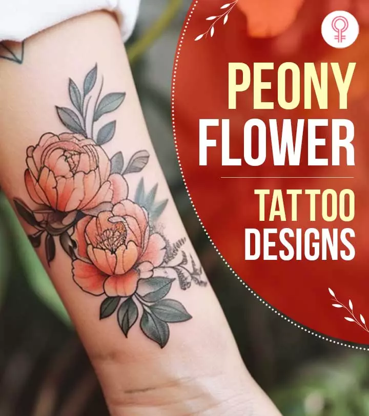 Peony flower tattoo ideas
