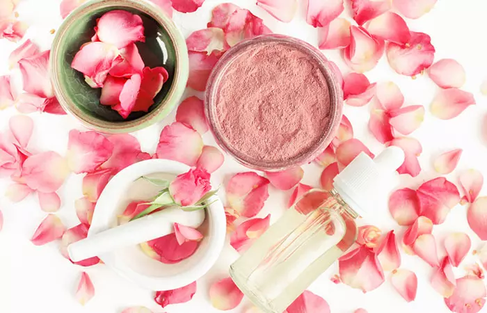 Rose Petal Infused Clay Mask
