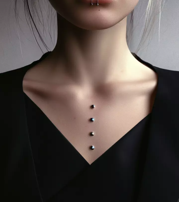 Sternum Piercing Types Aftercare And Jewelry