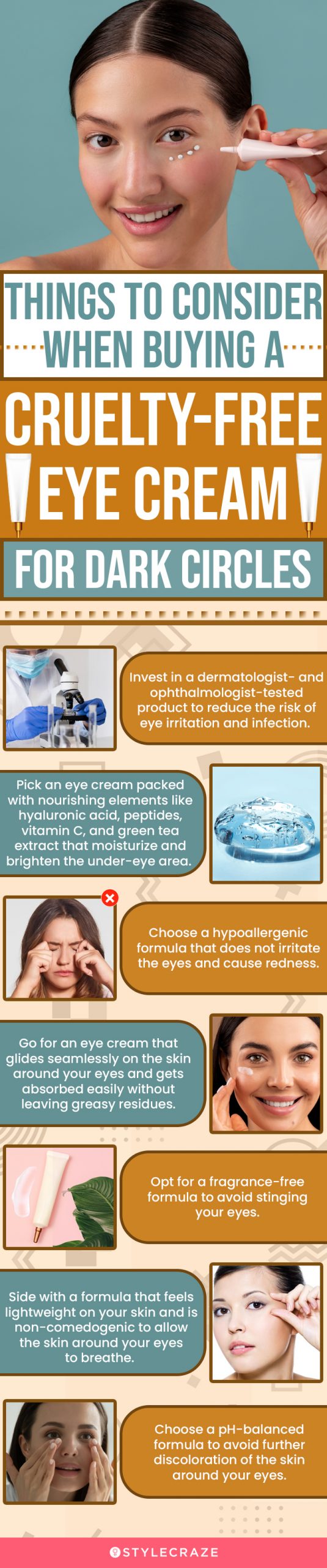 Things To Consider When Buying A Cruelty-Free Eye Cream (infographic)